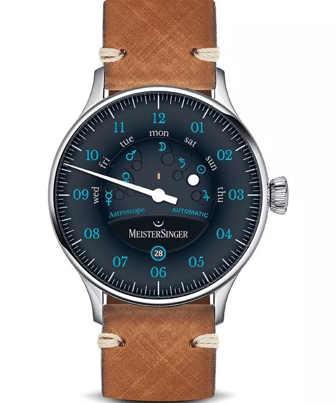 Zegarek męski MeisterSinger Astroscope Automatic AS902B_SVSL03