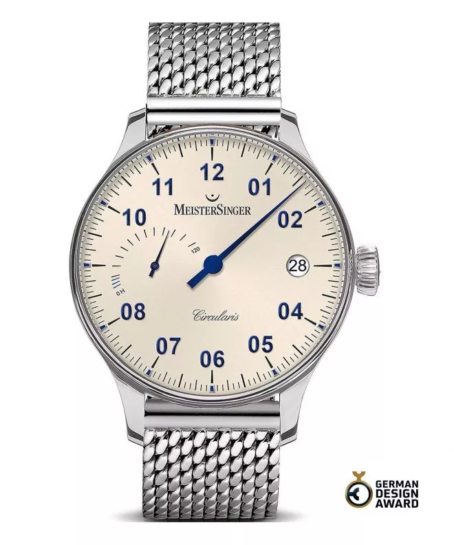 Zegarek męski MeisterSinger Circularis Power Reserve CCP303_MIL20