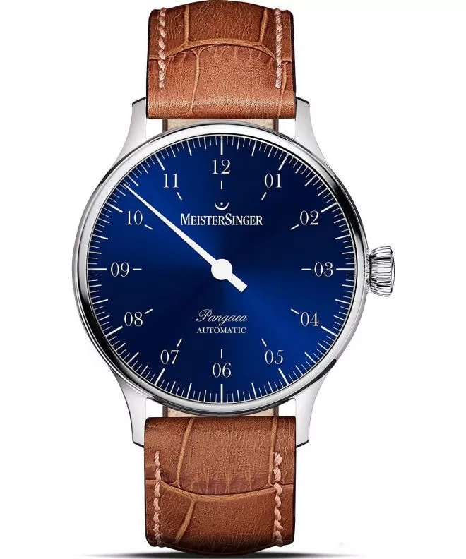 Zegarek męski MeisterSinger Pangaea Sunburst Blue Automatic PM9908_SG03