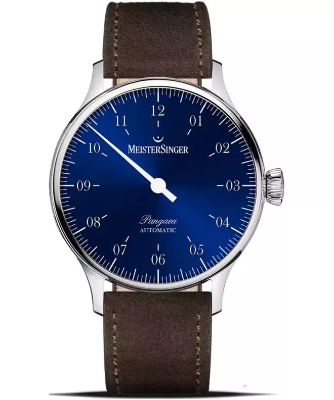 Zegarek męski MeisterSinger Pangaea Sunburst Blue Automatic PM9908_SV02