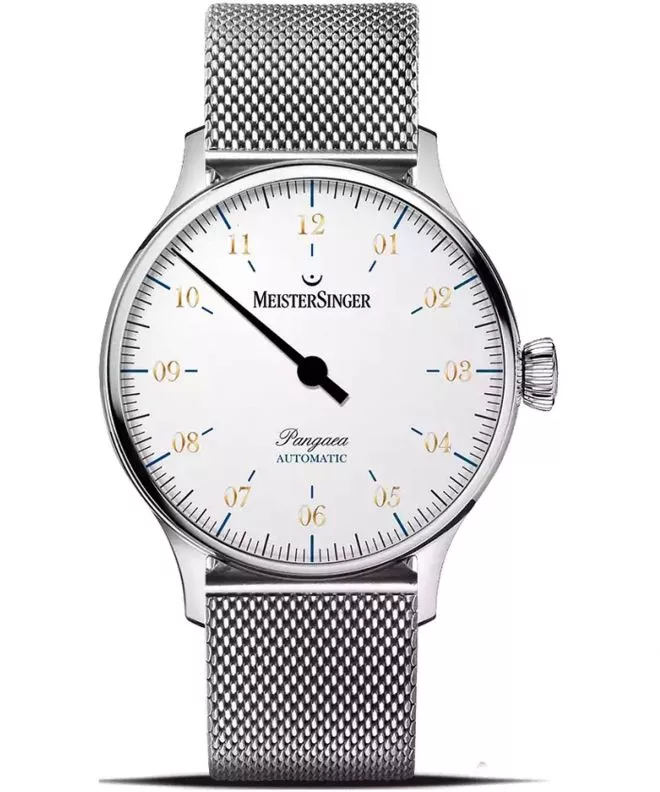 Zegarek męski MeisterSinger Pangaea White Automatic PM9901G_MLN20