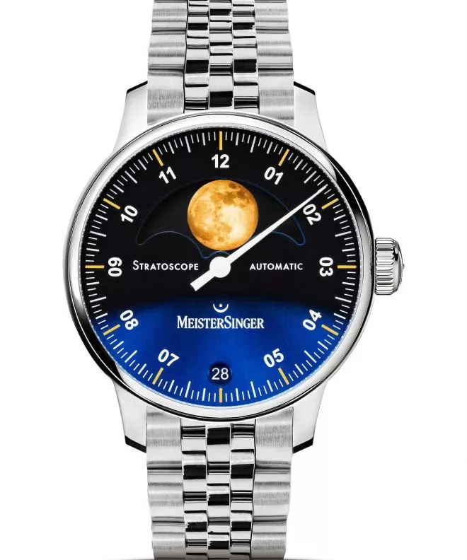 Zegarek męski MeisterSinger Stratoscope Automatic ST982G-MGB20