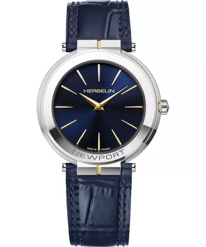 Zegarek męski Herbelin Newport Slim 19522T15BL (19522/T15BL)