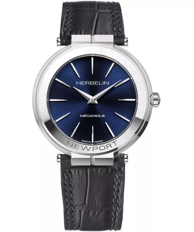 Zegarek męski Herbelin Newport Slim Mechanical 1222AP15 (1222/AP15)
