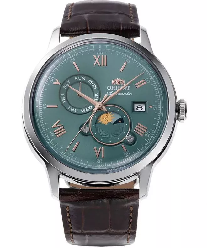 Zegarek męski Orient Bambino Sun & Moon Automatic RA-AK0805E30B