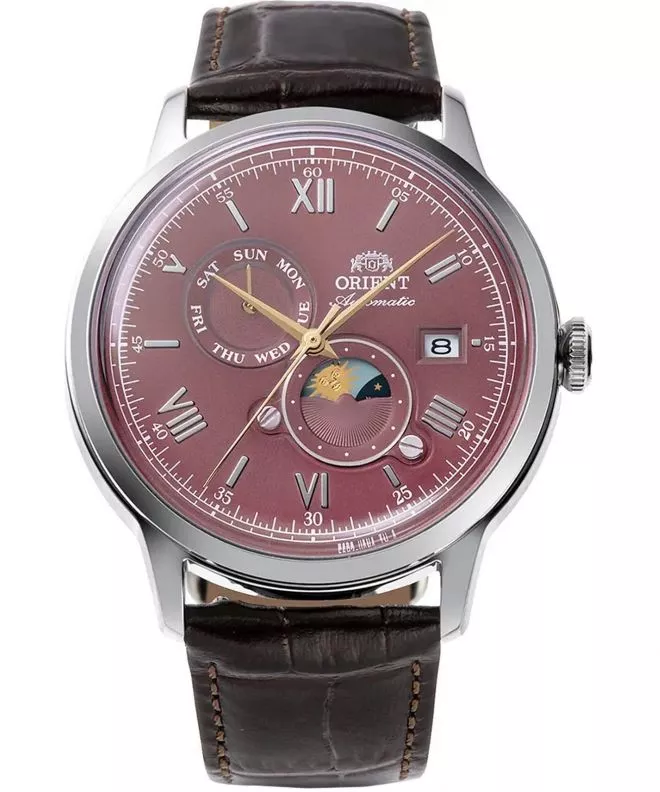 Zegarek męski Orient Bambino Sun & Moon Automatic RA-AK0807R30B