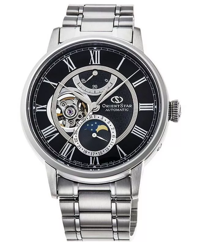 Zegarek męski Orient Star Open Heart Automatic 					 RE-AM0004B00B