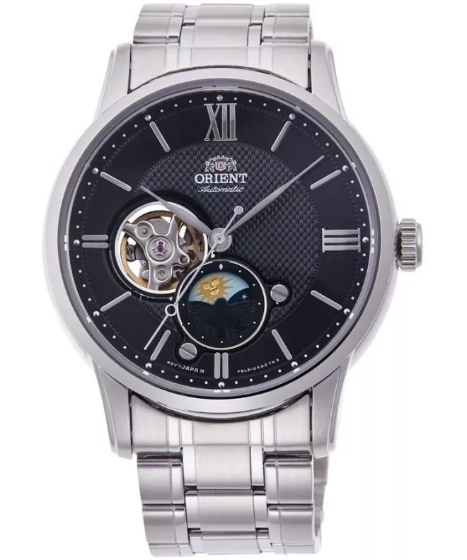 Zegarek męski Orient Sun & Moon Open Heart Automatic RA-AS0008B10B