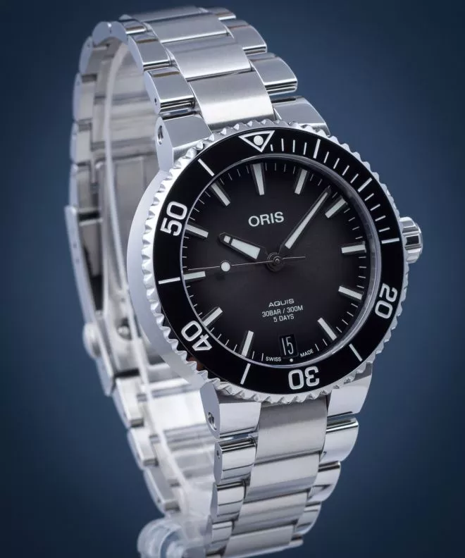 Zegarek męski Oris Aquis Date Calibre 400 Automatic 01 400 7769 4154-07 8 22 09PEB