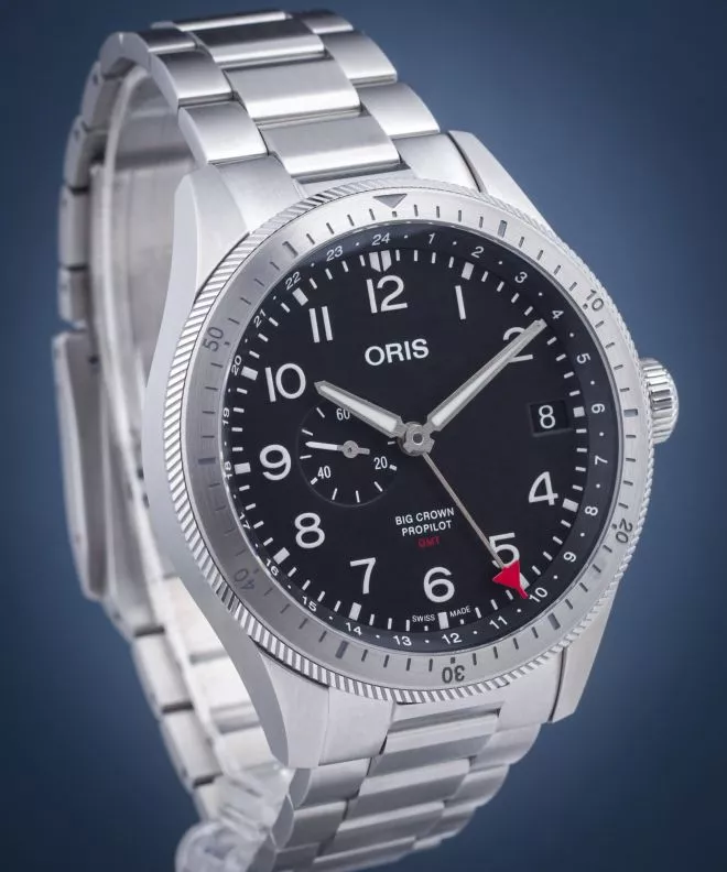 Zegarek męski Oris Big Crown ProPilot Timer GMT 01 748 7756 4064-07 8 22 08