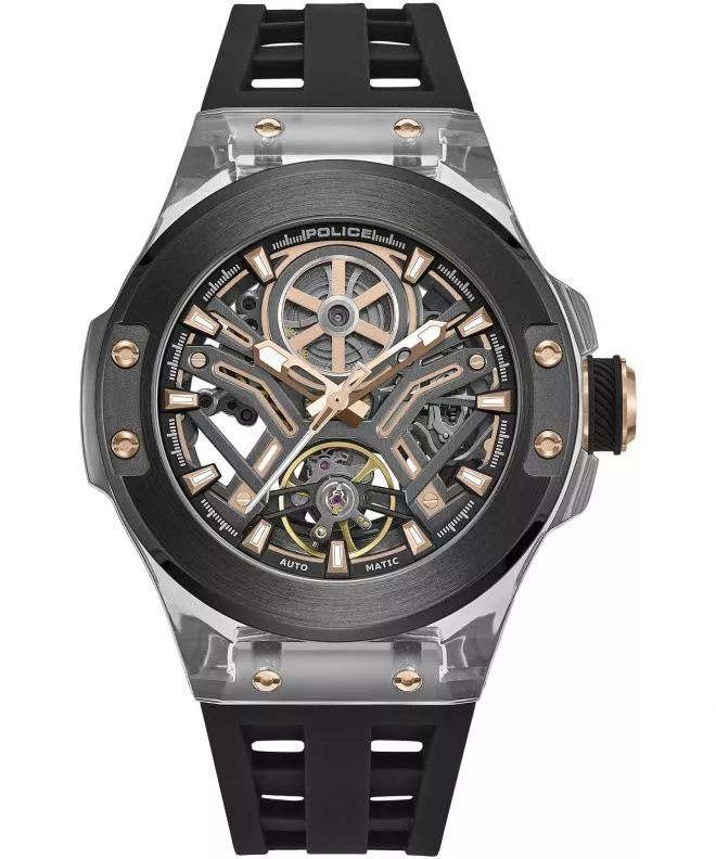 Zegarek męski Police Cyclone Skeleton Automatic PEWGR0082202