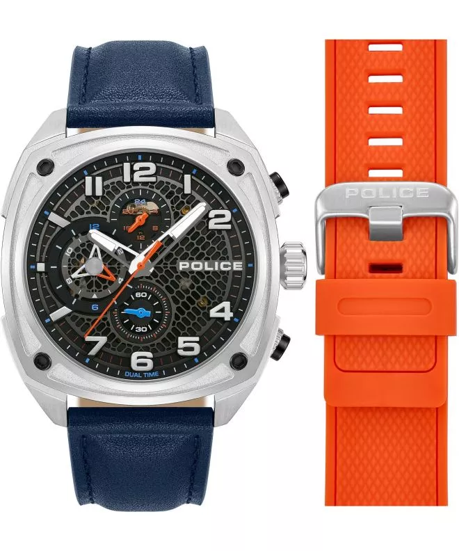 Zegarek męski Police Portland Dual Time SET PEWGF00814X0