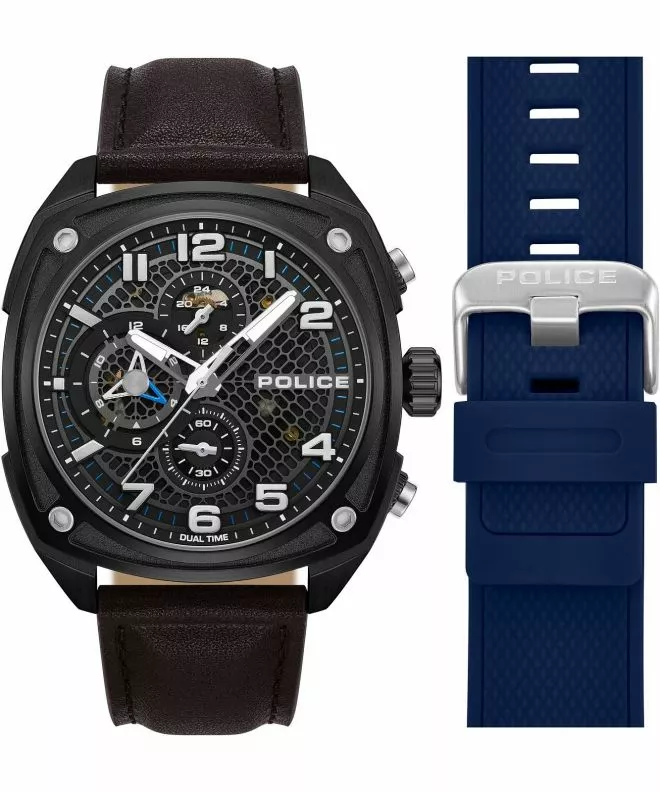 Zegarek męski Police Portland Dual Time SET PEWGF00814X2