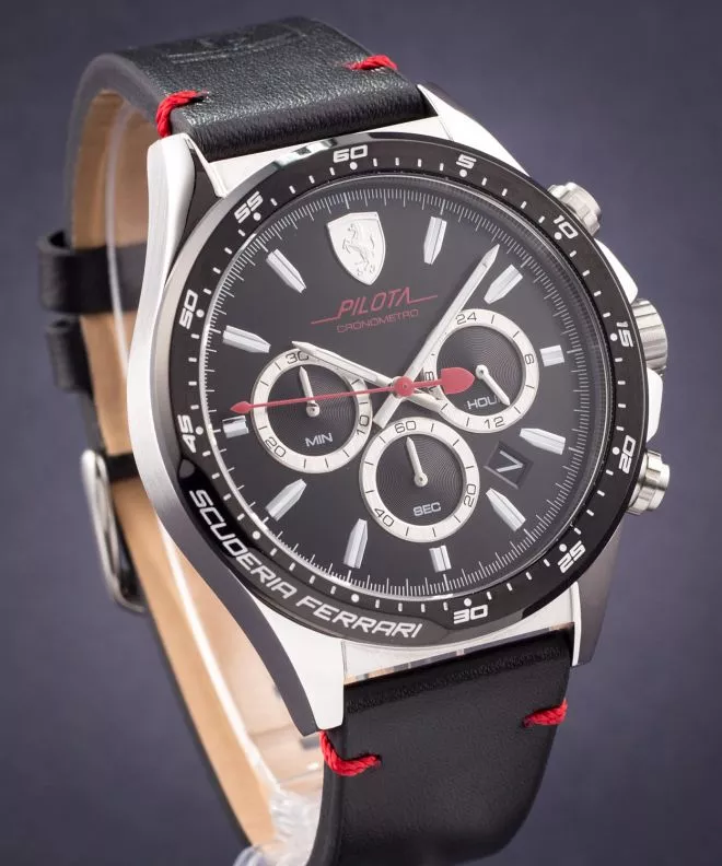 Zegarek męski Scuderia Ferrari Pilota Chronometro 0830389