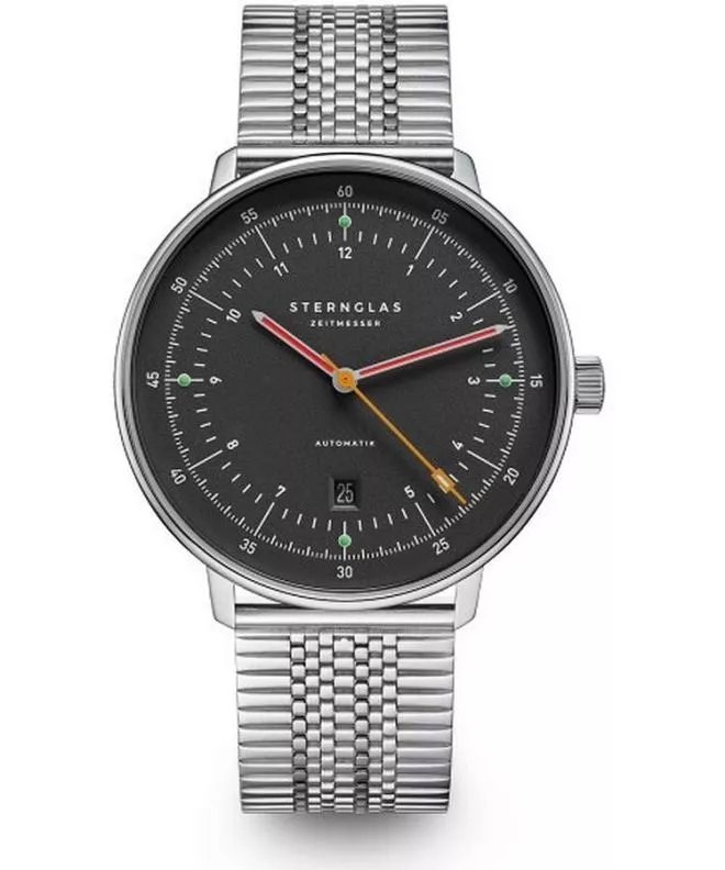 Zegarek męski Sternglas Hamburg Neugraphit Automatic S02-HH39-ME08