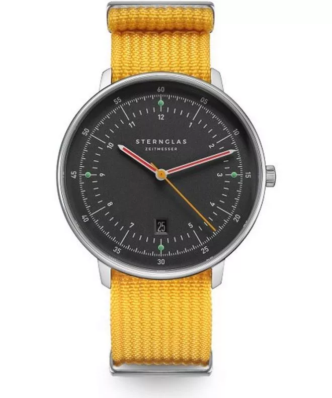 Zegarek męski Sternglas Hamburg Neugraphite S01-HH39-FI01 (S01-HH39-FI02)