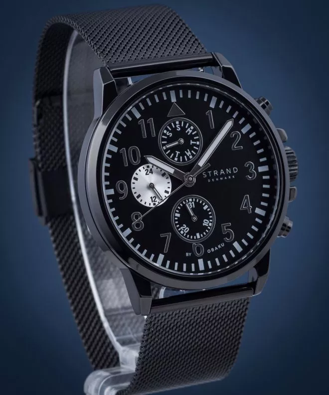 Zegarek męski Strand by Obaku Monroe S714GMBBMB
