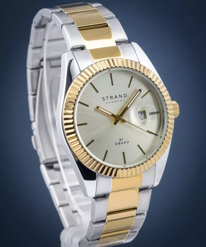 Zegarek męski Strand by Obaku Wellington S721GDFGSF-DS