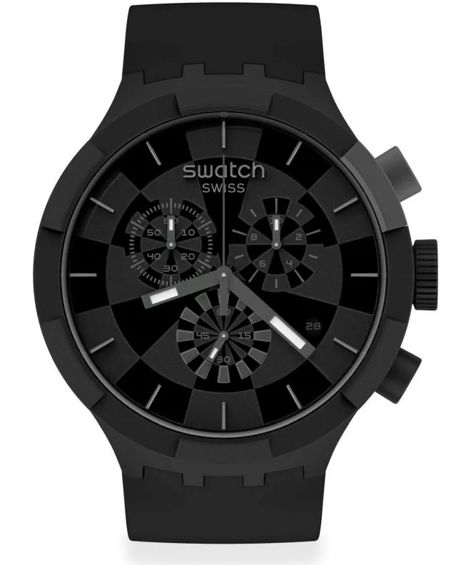 Zegarek męski Swatch Big Bold Checkpoint Black Chrono SB02B400