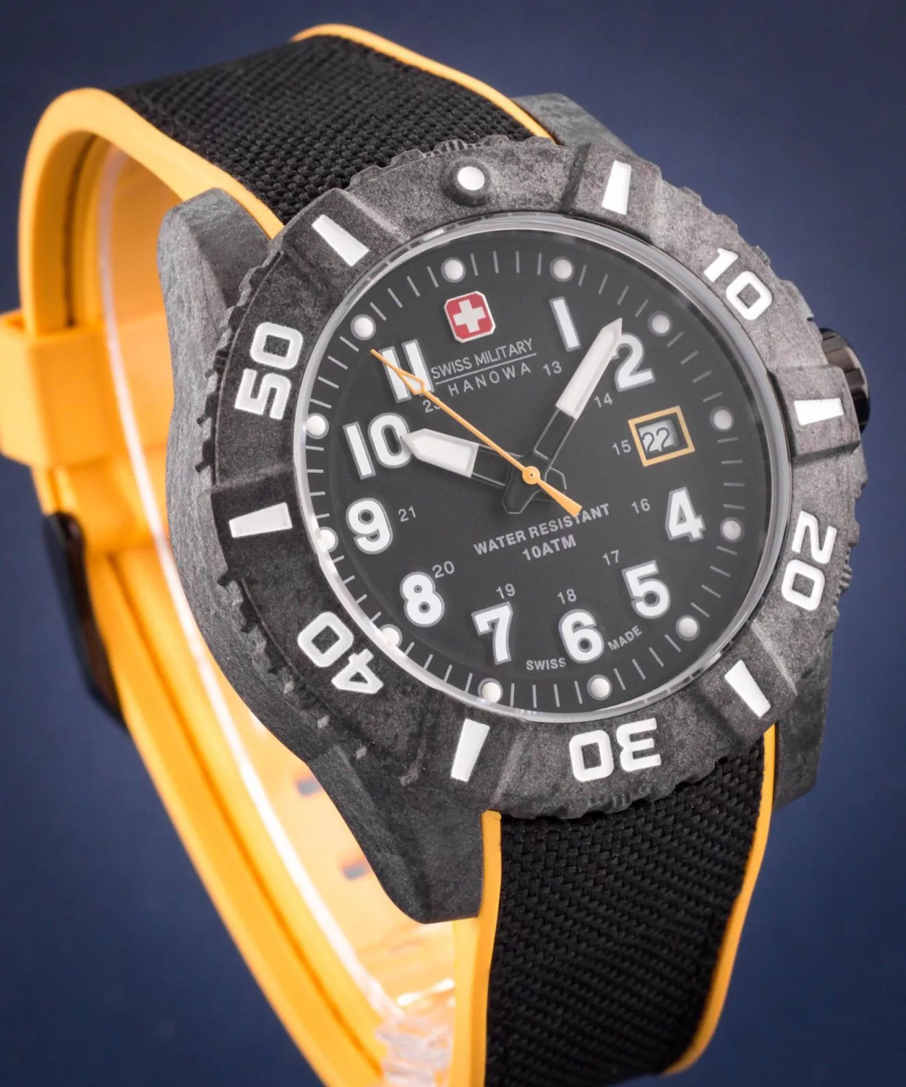 Zegarek męski Swiss Military Hanowa Black Carbon 06-4309.17.007.79