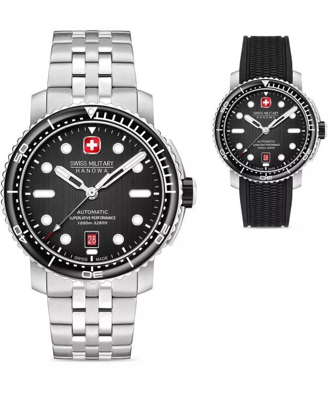 Zegarek męski Swiss Military Hanowa Maitre Plongeur Automatic SET SMWGL0002001-SET
