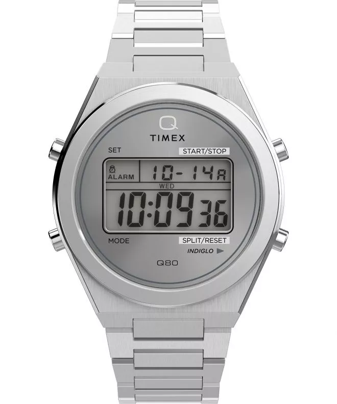 Zegarek męski Timex Q Timex® Q80 Continental 39Mm Stainless Steel Bracelet TW2Y09800