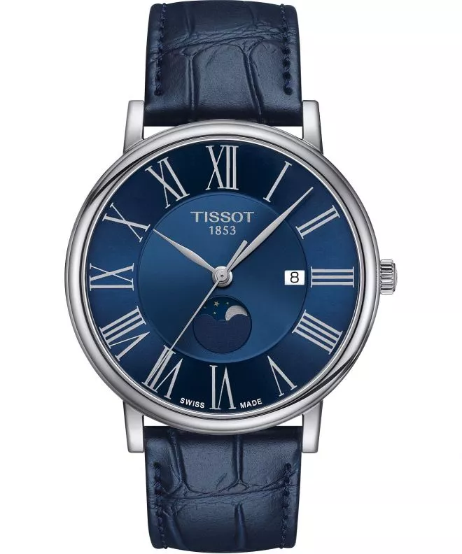 Zegarek męski Tissot Carson Premium Gent Moonphase T122.423.16.043.00 (T1224231604300)