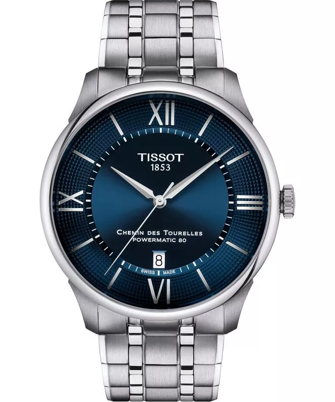 Zegarek męski Tissot Chemin Des Tourelles Powermatic 80 42mm T139.407.11.048.00 (T1394071104800)
