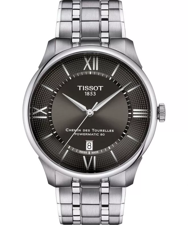 Zegarek męski Tissot Chemin Des Tourelles Powermatic 80 42mm T139.407.11.068.00 (T1394071106800)