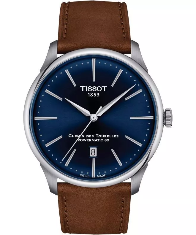 Zegarek męski Tissot Chemin des Tourelles Powermatic 80 T139.407.16.041.00 (T1394071604100)
