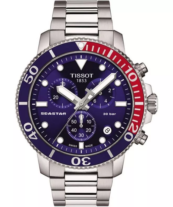 Zegarek męski Tissot Seastar 1000 Quartz Chronograph T120.417.11.041.03 (T1204171104103)