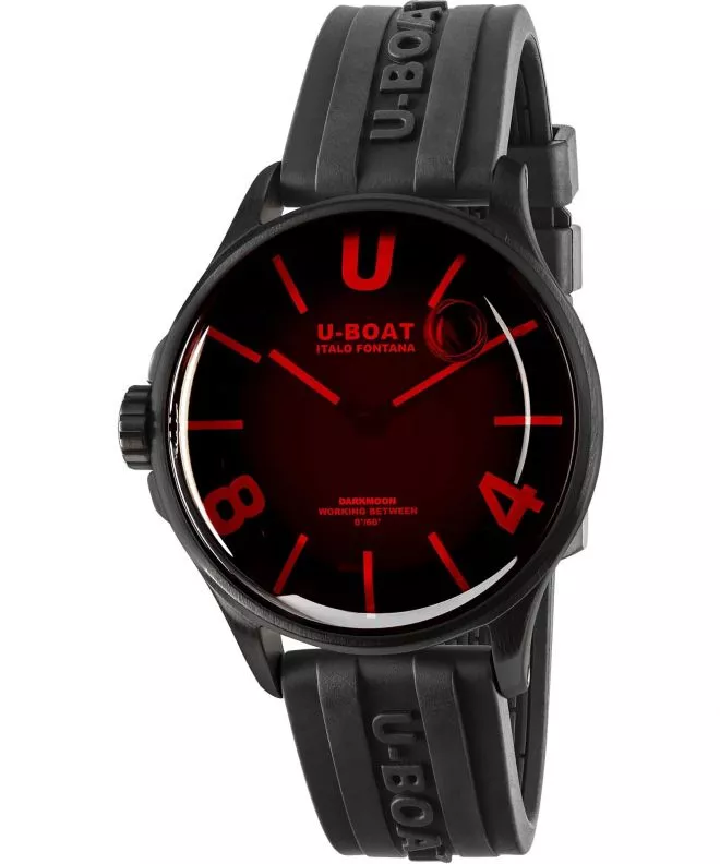 Zegarek męski U-BOAT Darkmoon 40mm Red Glass PVD 9306