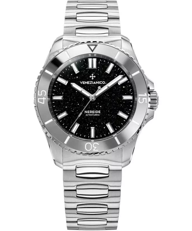 Zegarek męski Venezianico Nereide 39 Avventurina Nera Automatic 3121550C