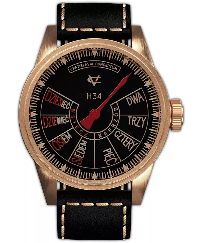 Zegarek męski Vratislavia Conceptum H34 Błyskawica Automatic Limited Edition H34-BLYSKAWICA-A
