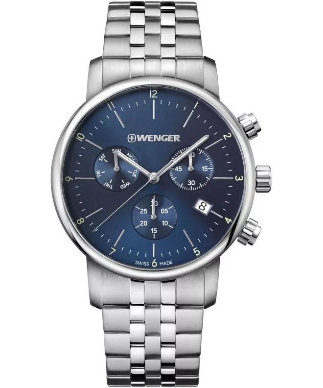 Zegarek męski Wenger Urban Classic Chrono 01.1743.105