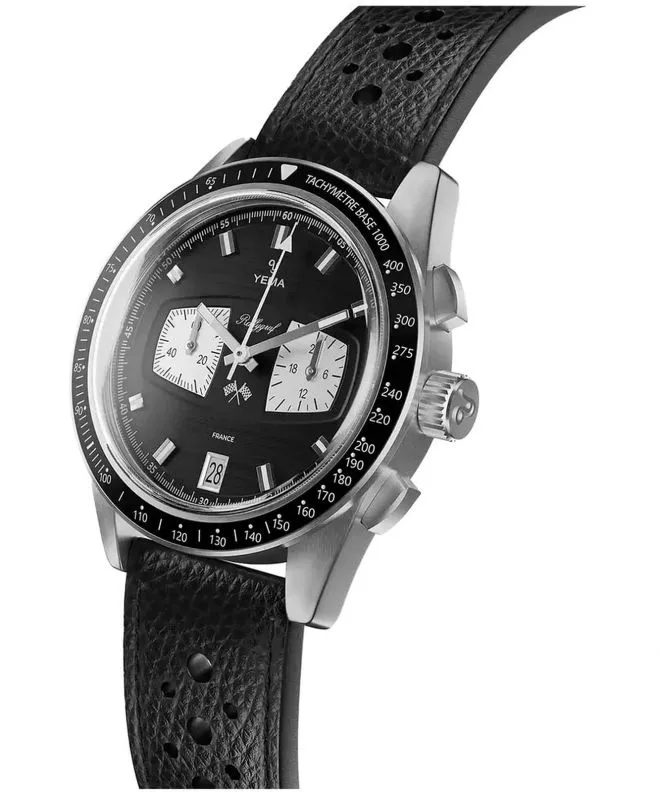 Zegarek męski Yema Rallygraf Meca-Quartz II Reverse Panda YMHF1584-AA