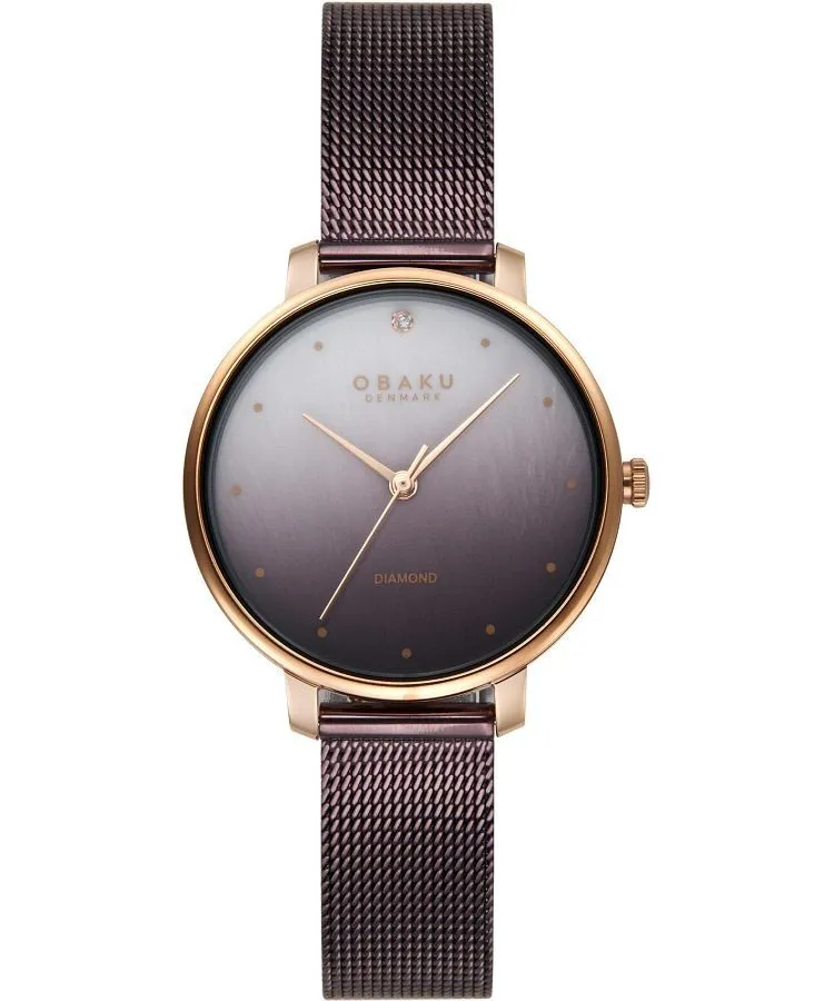 Zegarek damski Obaku Denmark Diamond V320LXVZMN-DN