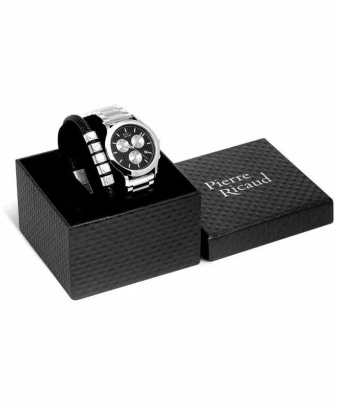Zegarek męski Pierre Ricaud Classic Chronograph SET P91099.5114CH619.5.BL