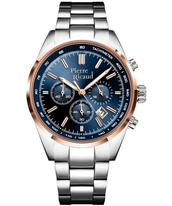 Zegarek męski Pierre Ricaud Classic Chronograph P97045.R1R5CH