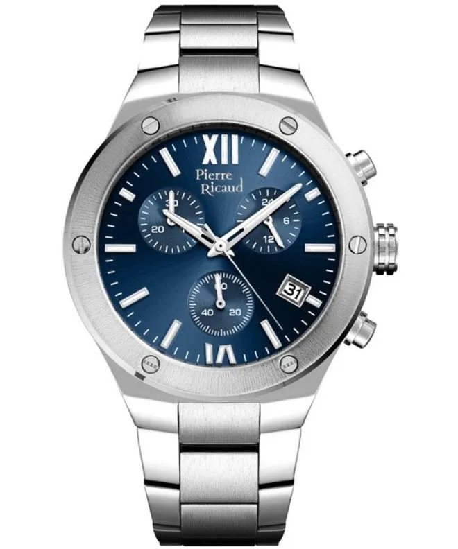 Zegarek męski Pierre Ricaud Classic Chronograph P97046.5165CH