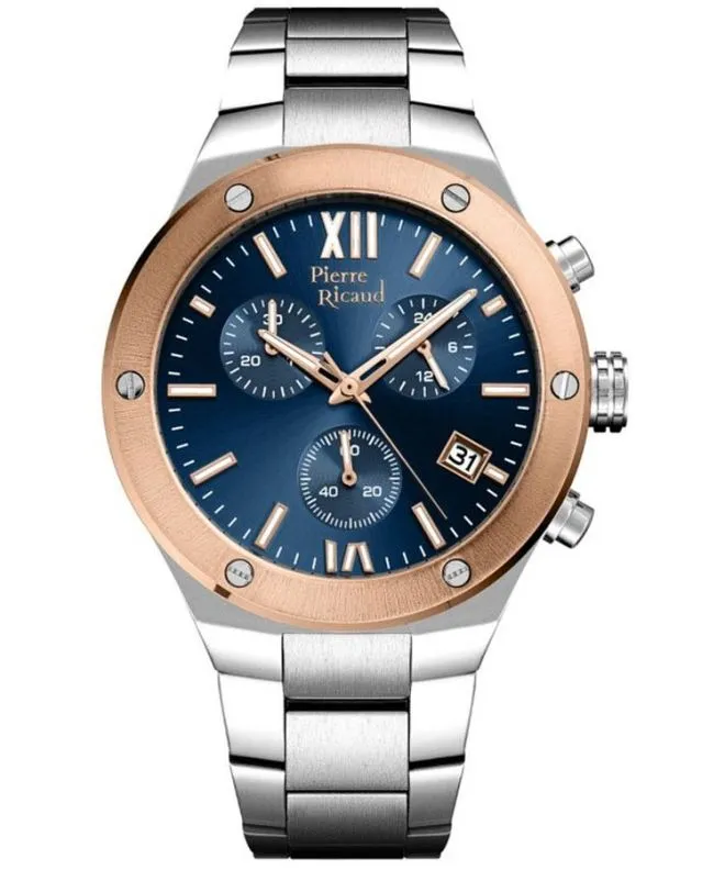 Zegarek męski Pierre Ricaud Classic Chronograph P97046.R1R5CH