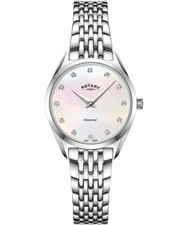 Zegarek damski Rotary Ultra Slim Diamond LB08010/07/D