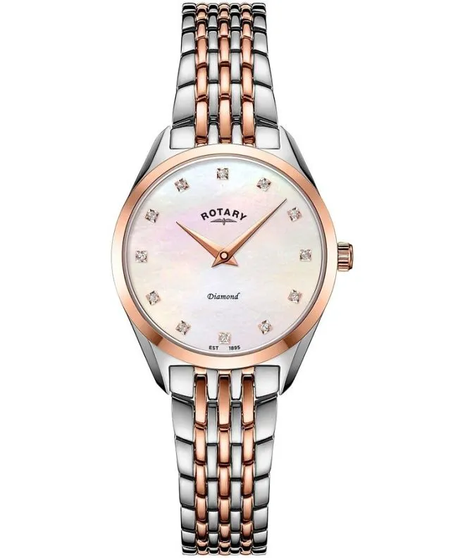 Zegarek damski Rotary Ultra Slim Diamond LB08012/41/D