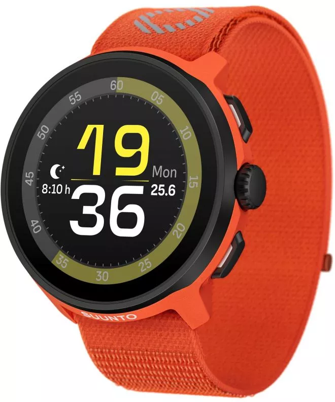 Zegarek multisportowy Suunto Run Coral Orange Textile Strap SS051112000