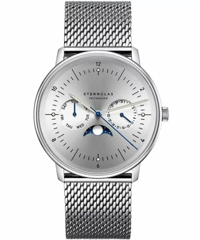 Zegarek męski Sternglas Naos Moonphase S01-NM52-MI04