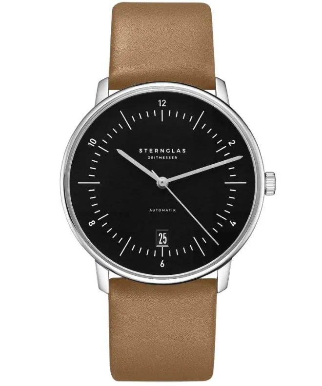 Zegarek męski Sternglas Naos Piano Black Automatic S02-NA53-PR01