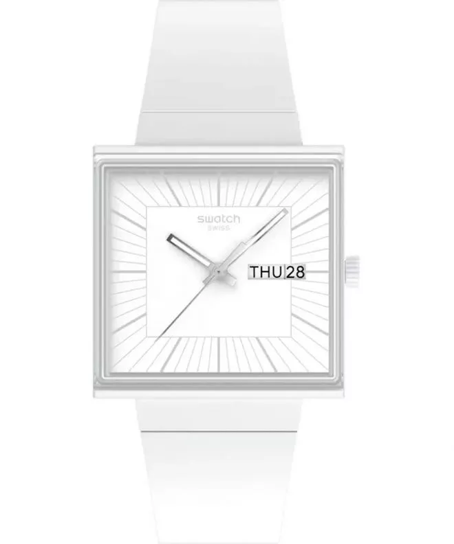 Zegarek Swatch Bioceramic What If... Allwhite? SO34W700