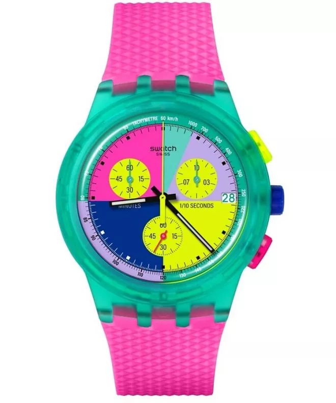 Zegarek Swatch Neon Flash Arrow Chronograph SUSG408