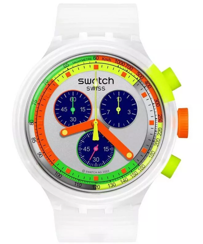 Zegarek Swatch Neon Jelly Chronograph SB02K100