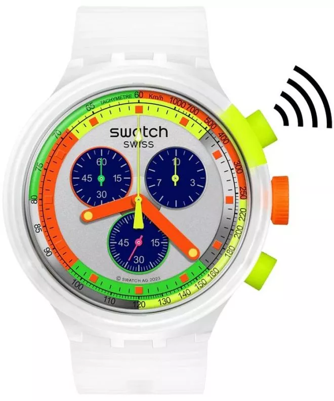 Zegarek Swatch Neon Jelly Pay Chronograph SB02K101-5300